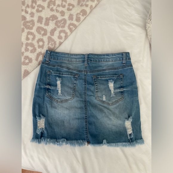 Forever 21 Denim Mini Skirt - Picture 3 of 4